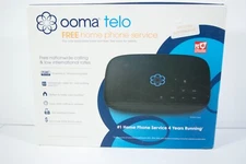 OOMA Telo Smart Free Home Phone Service New Factory Refurbished Sealed Black