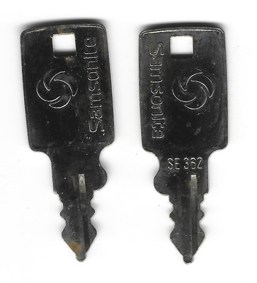 Samsonite SE 362 Vintage Key Blank Luggage