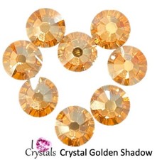 CRYSTAL GOLDEN SHADOW 2mm 7ss 2058 IHC Austrian Flatback Rhinestones 144 pieces