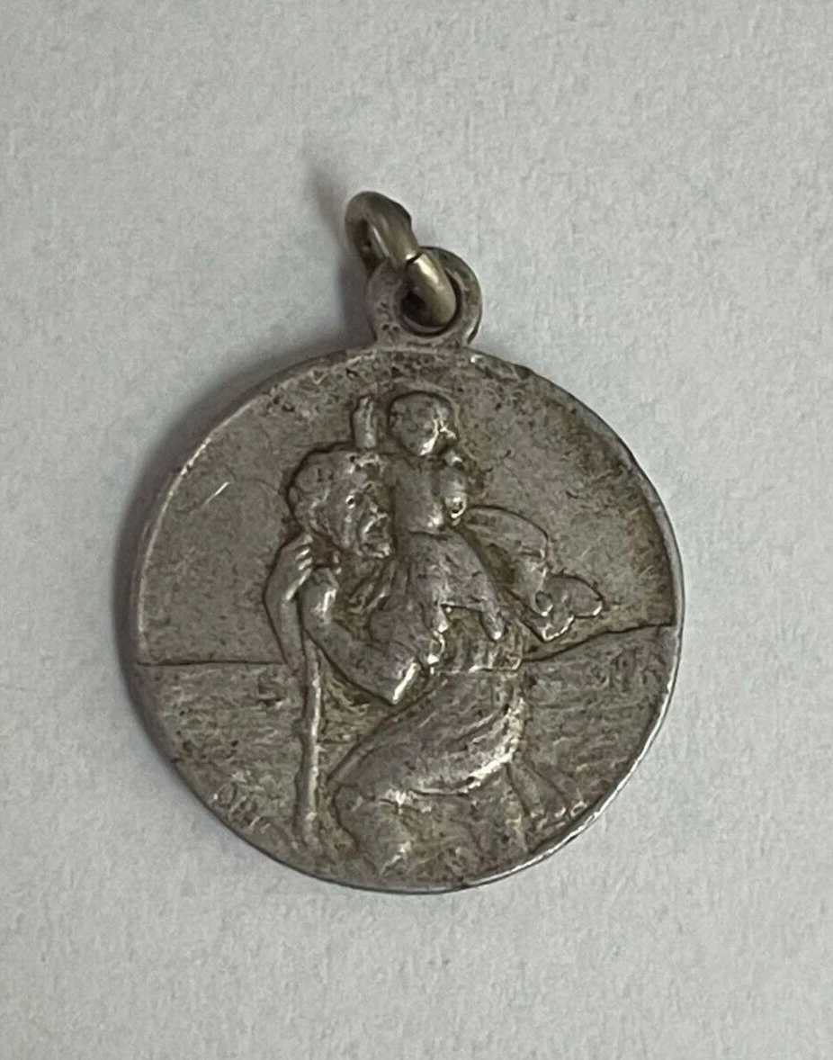 Achat Médaille religieuse Saint Christophe en argent