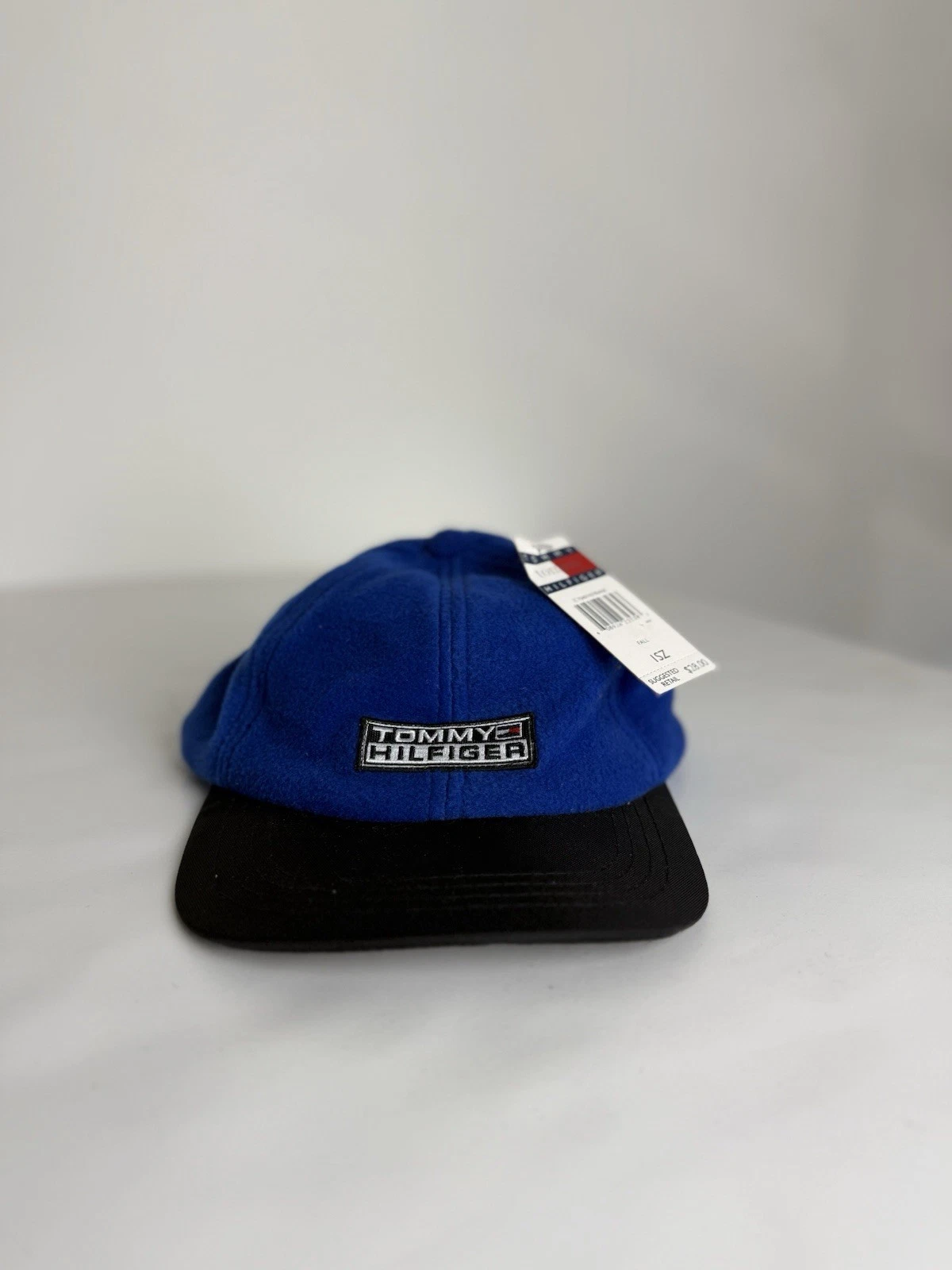 Vintage Tommy Hilfiger Fleece 5 Panel Hat Adult Buckle Red Mens NWT RARE 1990’s