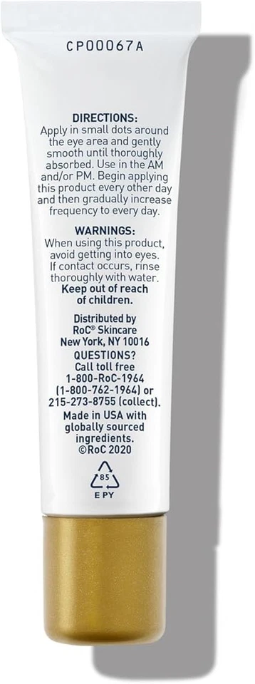 RoC Retinol Correxion Line Smoothing Eye Cream | For Wrinkles, Dark Circles & Pu - Image 3 of 4