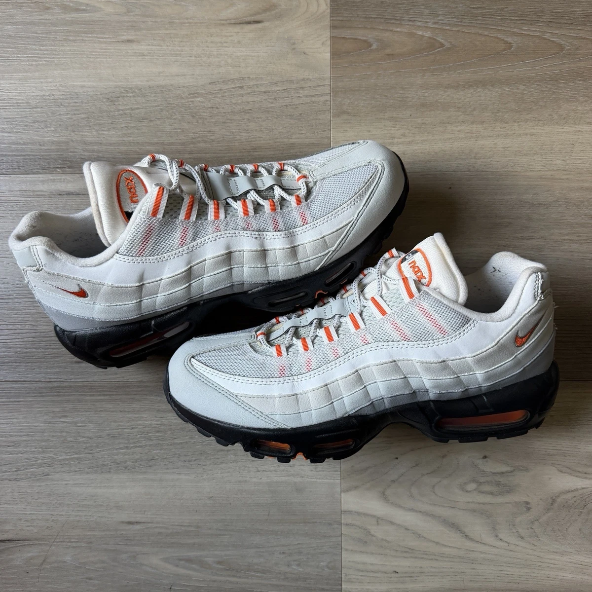 Nike Air Max 95 Wolf Grey Safety Orange for Sale | Authenticity
