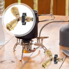 Propane Splitter Tee Connector Type-1 Tank Tee Fitting For Stove Burner
