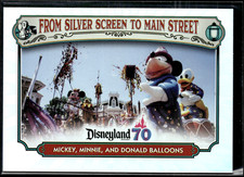 Mickey, Minnie, and Donald Balloons - 2025 Topps Disneyland 70th Anniversary #MS