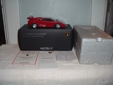 LAMBORGHINI COUNTACH 25TH ANNIVERSARY RED 1:18 by AUTOart 74534 IN BOX  #0093