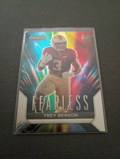 Trey Benson FEARLESS - 2024 Prizm Draft Picks FSU - Color  Blast