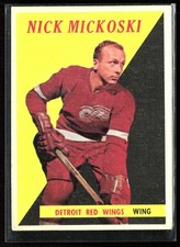 Nick Mickoski 1958-59 Topps #27 Detroit Red Wings