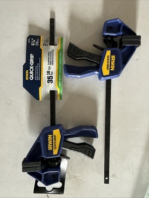 2 IRWIN QUICK-GRIP 12  12 Inch Max Open