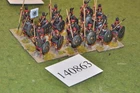 28mm medieval / macedonia - ex gripping beast display infantry 18 figs (140863)