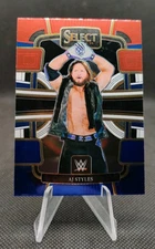 2024 Panini Select WWE Red & Blue #19 AJ Styles Wrestling Card
