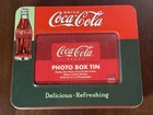 Vintage COCA COLA Drink Soda Photo Box Tin 4x6 Coke Retro Decor Storage