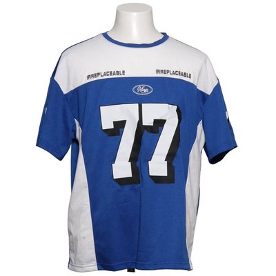 Manfinity, Fußball Trikot, Größe: L, Blau/Weiß, Print, Herren #P2O