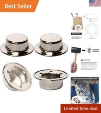 Spring Steel 4-pack Push Nut Axle Caps - Easy Install For Hand Trucks Wagons Spring Steel 4-pack Push Nut Axle Caps - Easy Install For Hand Trucks Wagons