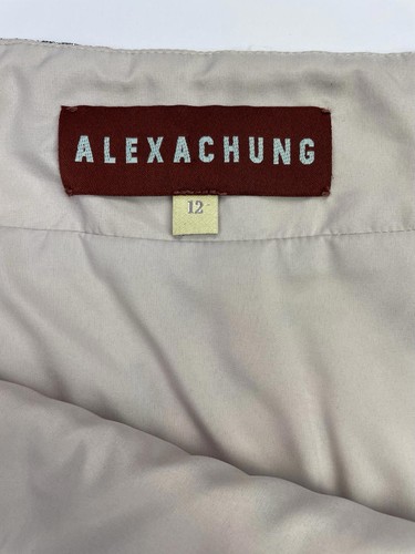 Alexa Chung Wickeloptik Blumen Rüschen Brokat Minirock Gr US 8 UK 12 - Bild 5 von 11