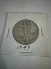 1943 50C Walking Liberty Half Dollar