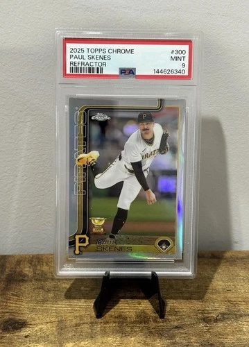 2025 Topps Chrome - Paul Skenes #300 Refractor PSA 9