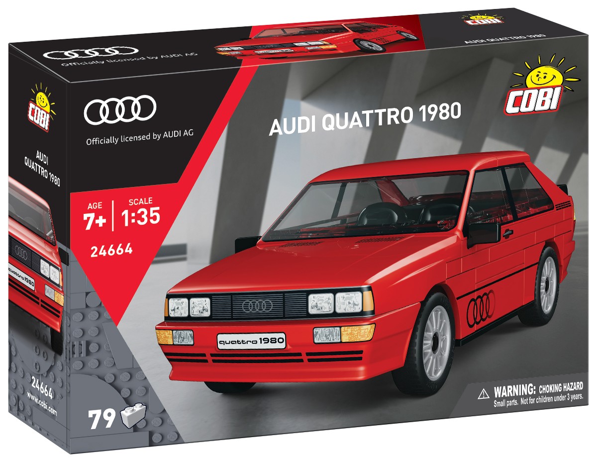 Cobi 24664 Audi quattro 1980 Auto Bausatz 1:35