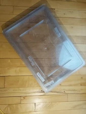 Lot of 4 - CAMBRO Camwear Clear Full Size 18" x 26" Tray Pan Cover Lid - 1826CCW