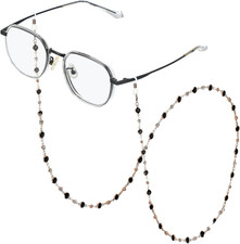 Glasses Chain for Women, Eyeglasses Chain with Lanyard Sunglasses Crystal Chains