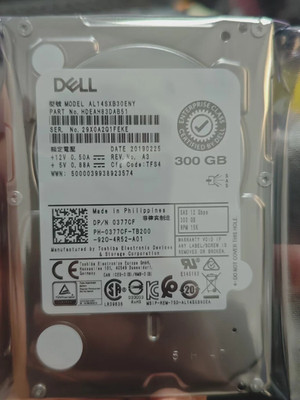 New Dell 300GB 15K 12GB 2.5 SAS 0377CF 377CF AL14SXB30ENY R640 R740 Hard Drive