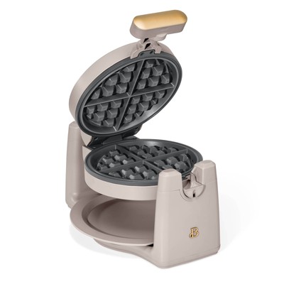 Rotating Belgian Waffle Maker, Porcini Taupe by Drew Barrymore