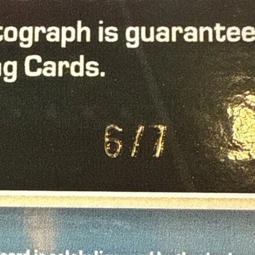 SIX SEVEN 2025 Football Nation TreVeyon Henderson Blue Shimmer Auto 6/7 🤷🏻