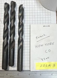(3) - 1/2” Drill Bits - New York - Used - Free Shipping 