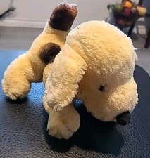 Vtg 1983 Spot 8" Golden Dog Plush Stuffed Animal Soft Toy Determined Production