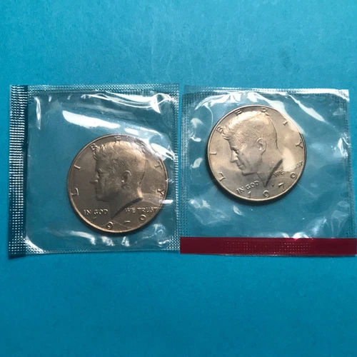 1979 P&D Kennedy Half Dollars  Unc  Mint Cello   FREE SHIP