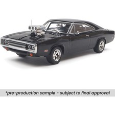 1970 Dodge Charger w/ Blown Engine - Black 1:43 Scale IXO AMERICA