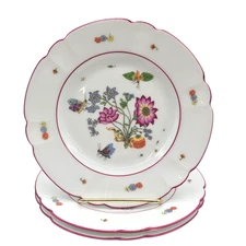 MMA Charles Field Haviland Limoges France Bread & Butter Plate Meissen 3 pc 6.5"