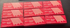 Vintage Lot of 9 Boxes Swingline SF-1 45,000 Staples New in Boxes