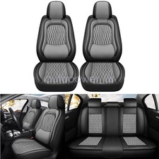 For Chevy Impala 2014-2020 Car 5-seat Cover Full Set Protector Pad Gray Black For Chevy Impala 2014-2020 Car 5-seat Cover Full Set Protector Pad Gray Black