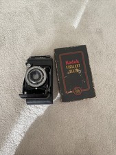 Vintage Camera Kodak Vigilant Six-20 Folding Camera Extra Nice Art Deco WITH BOX