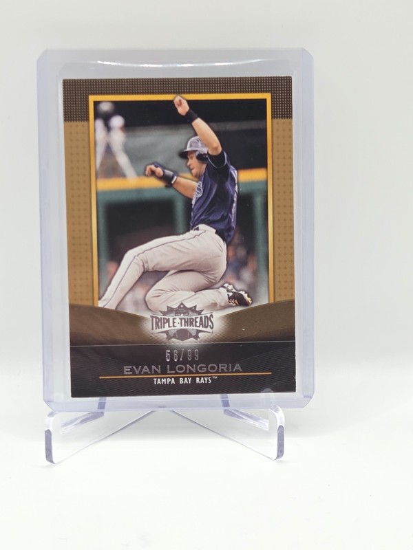 2011 Topps Triple Threads #23 Evan Longoria Tampa Bay Rays /99 (A) 