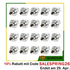 20x Radmuttern Kegelbund für Ford Alu Felgen M12x1,5 Mutter Mondeo SW19