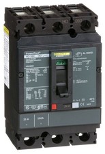 NIB - Square D - HDL36020 - Circuit Breaker, Powerpact H, 20A, 3 Pole, Thermal