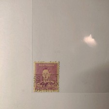 1942 - 1944 King George VI Definitive Issue 2d Purple ~ Used - Lightly Cancelled