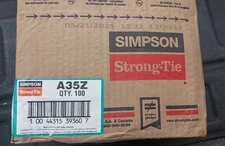 100 1-7/16 in. x 4-1/2 in. ZMAX® Galvanized Framing Angle A35Z