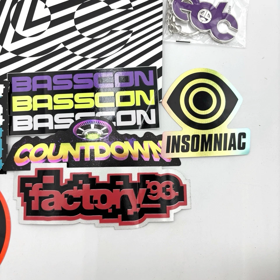 EDC Las Vegas 2021 Box & Accessories Pins Stickers NO TICKET - Image 4 of 4