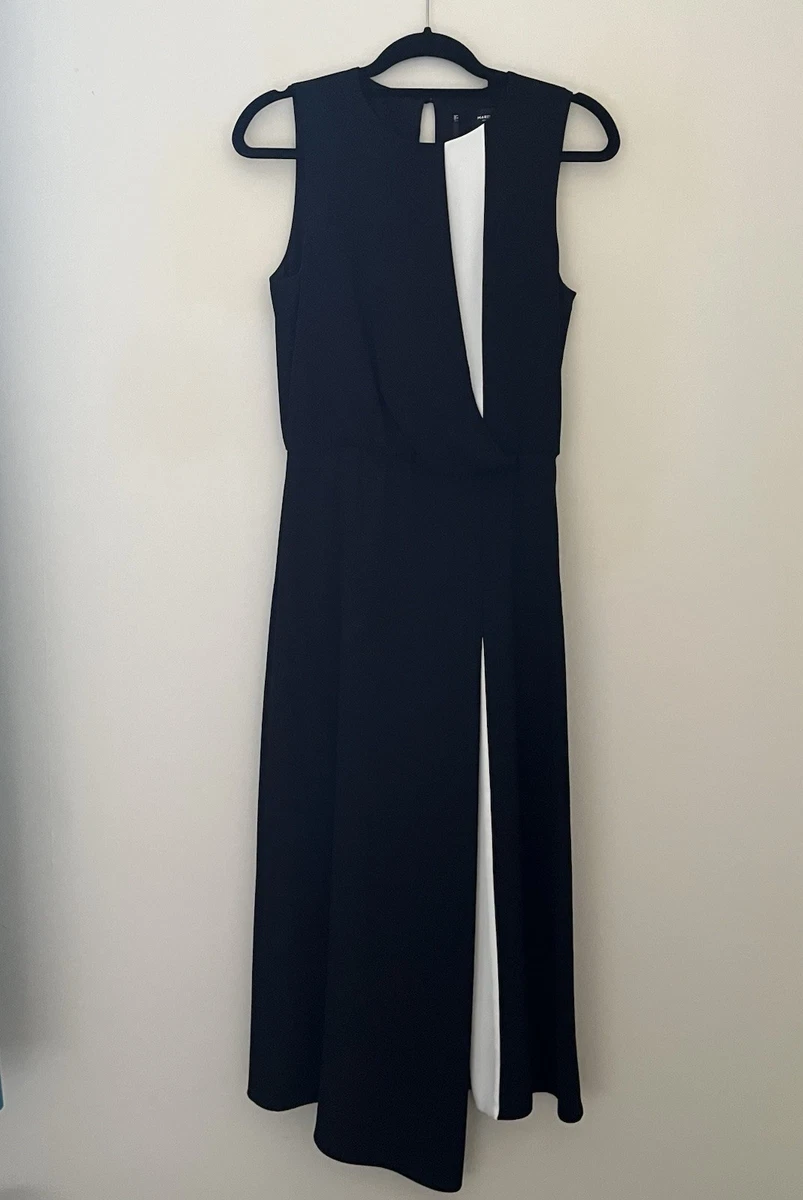River Island Womens Black Viscose Blend A-Line Size 8 River Island Womens Black Viscose Blend A-Line Size 8