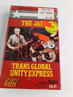 The Jam Punk Trans Global Unity Express BETA Betamax NOT VHS Sony Video SEALED 