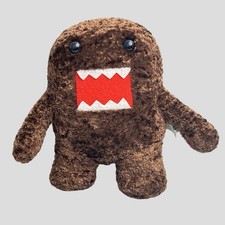 DOMO KUN Plush Doll 9" Small Brown Nanco Stuffed Toy Fuzzy Soft 1998-2010