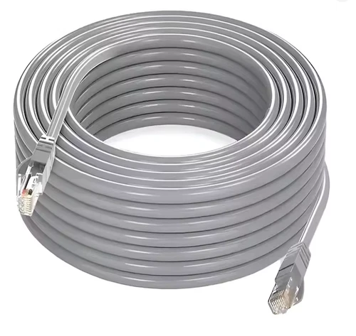 Câble Ethernet RJ45 Cat6 Gris – Réseau LAN Gigabit 1000Mbps – 0.5m à 50m  HQ