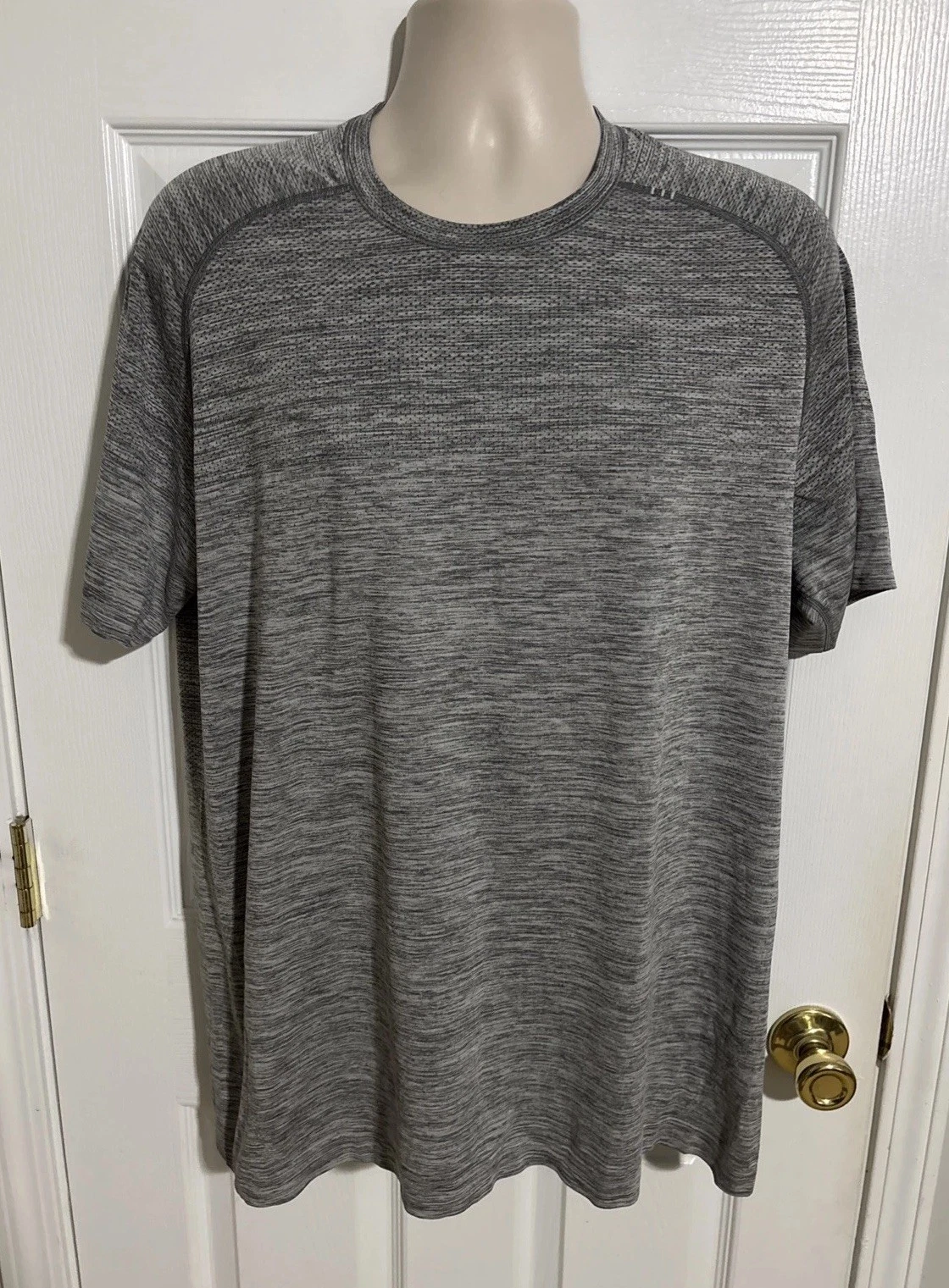 Lululemon Metal Vent Tech Performance Stretch T-Shirt “Time To Get Dirty” Sz. XL
