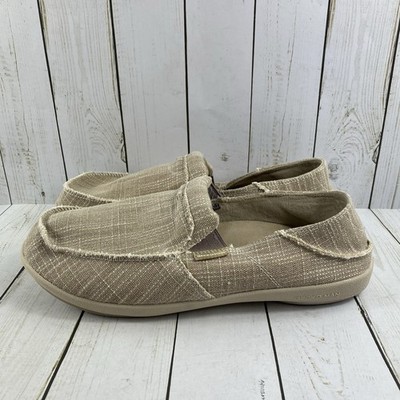 Gecko Man Walk Hero Canvas Slip On Beige Orthopedic Shoes Men s Size 13 M