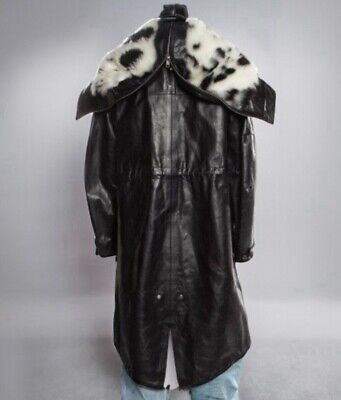 CALVIN KLEIN 205W39NYC X RAF SIMONS GENUINE LEATHER COAT CALVIN KLEIN 205W39NYC X RAF SIMONS GENUINE LEATHER COAT