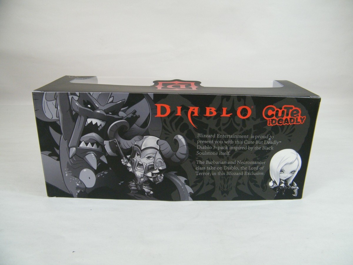 DIABLO BARBARIAN NECROMANCER CUTE BUT DEADLY BLIZZARD 3 PIECE SET