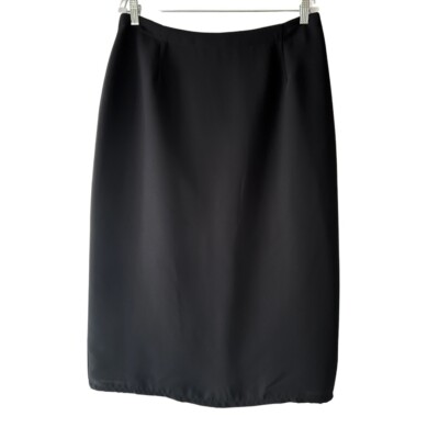 MICHELE Black Straight Pencil Skirt